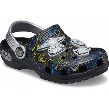 Crocs Classic Grogu™ Klumpa Fiú Fekete | HU 1436YXFU